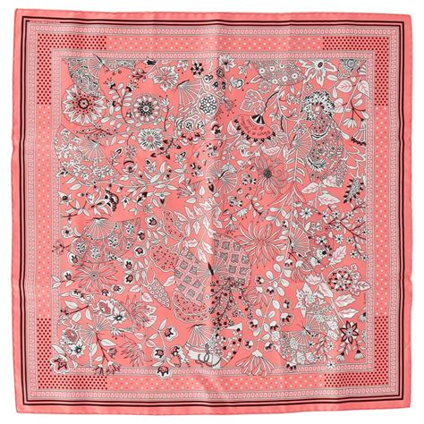 carre hermes fleurs et papillons de tissus|HERMES Scarf Carre 90 Fleurs et papillons de Tissus Flowers.